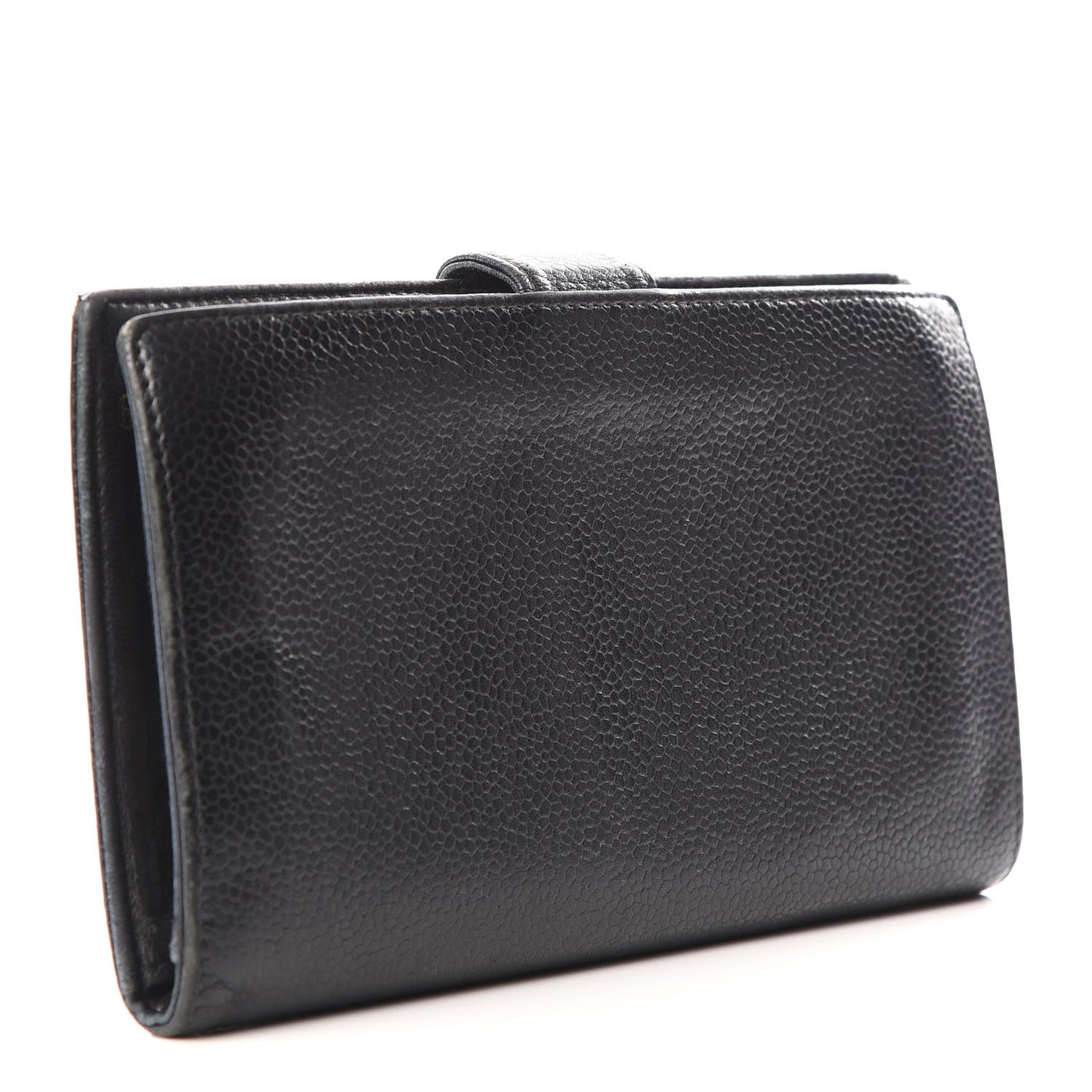 Caviar Timeless CC French Wallet Black