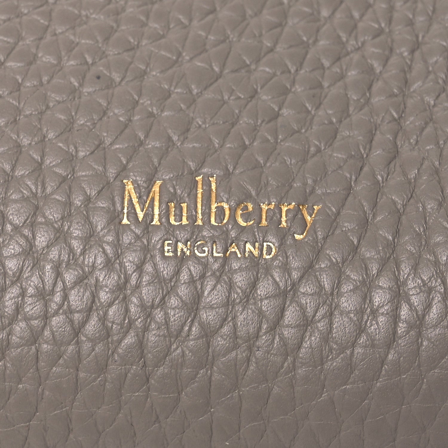 Mulberry Heavy Grain Small Iris Tote Solid Grey 6 of 13