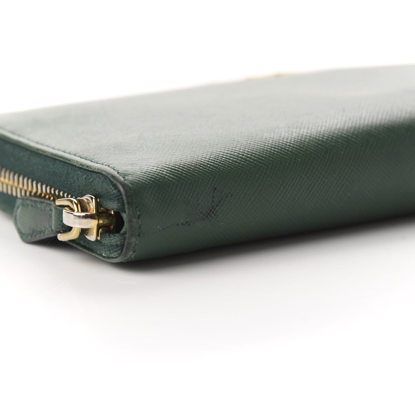 Saffiano Metal Zip Around Wallet Biliardo