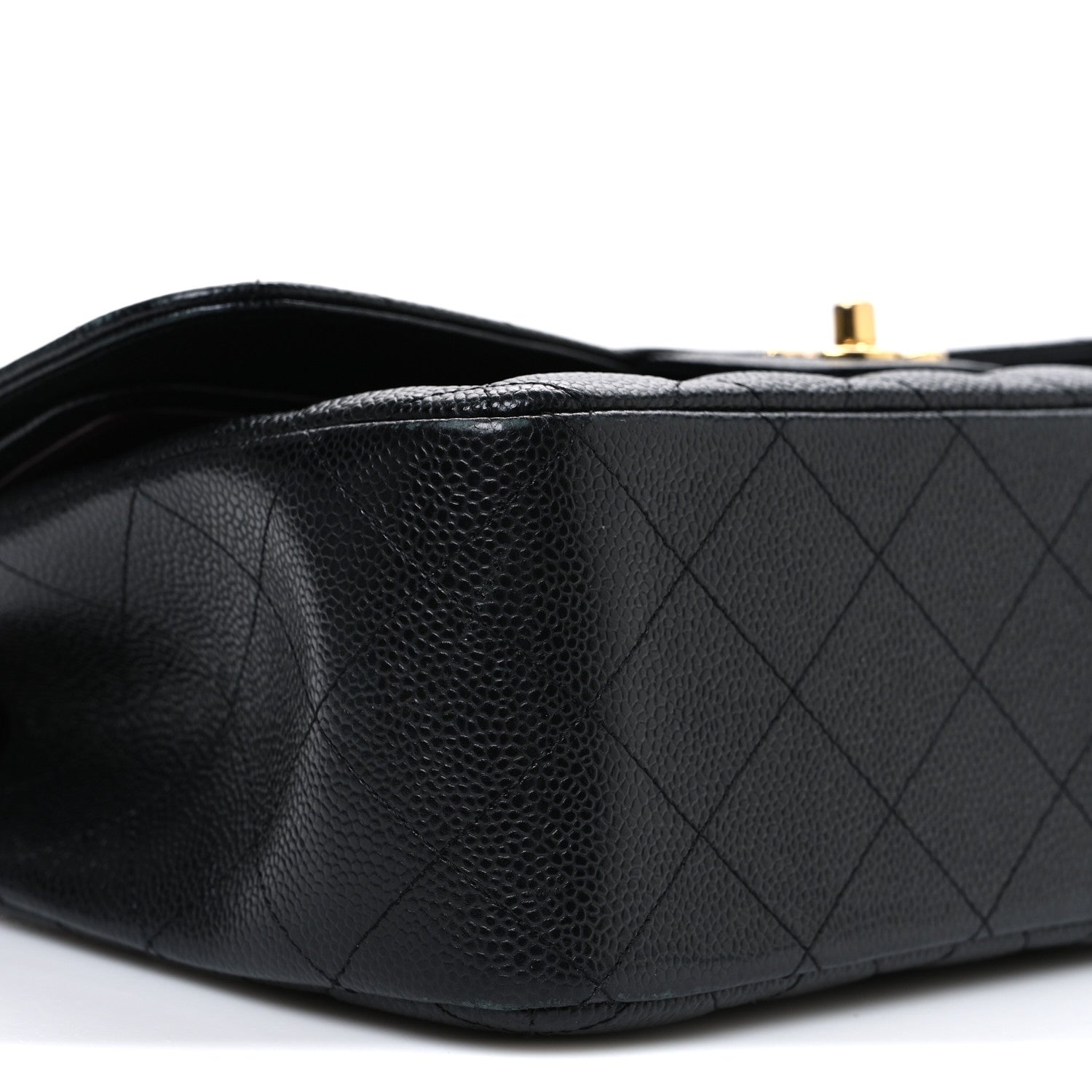 Chanel Caviar Quilted Jumbo Double Flap Black 9 of 12