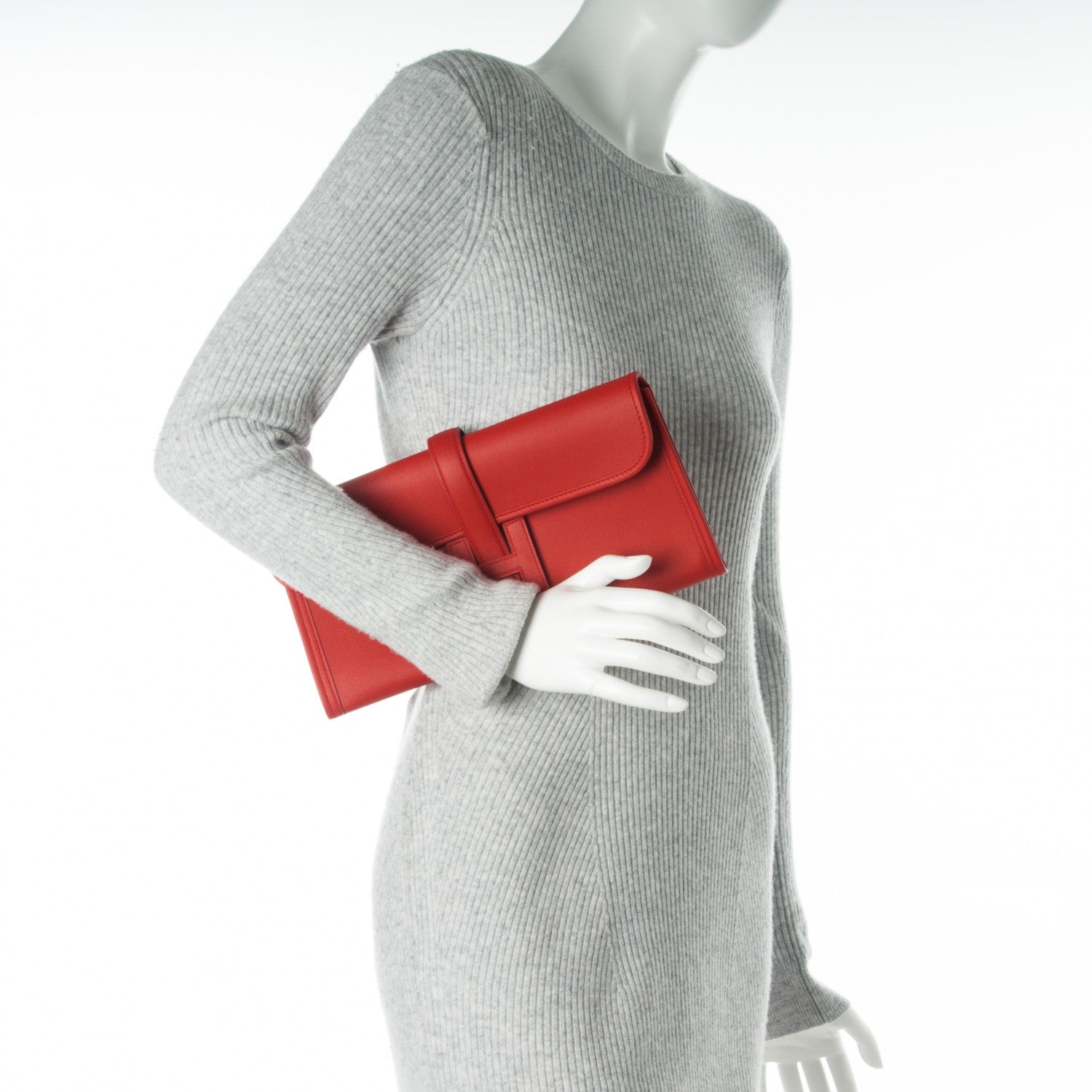 Hermes Swift Jige Elan 29 Clutch Vermillion 2 of 6