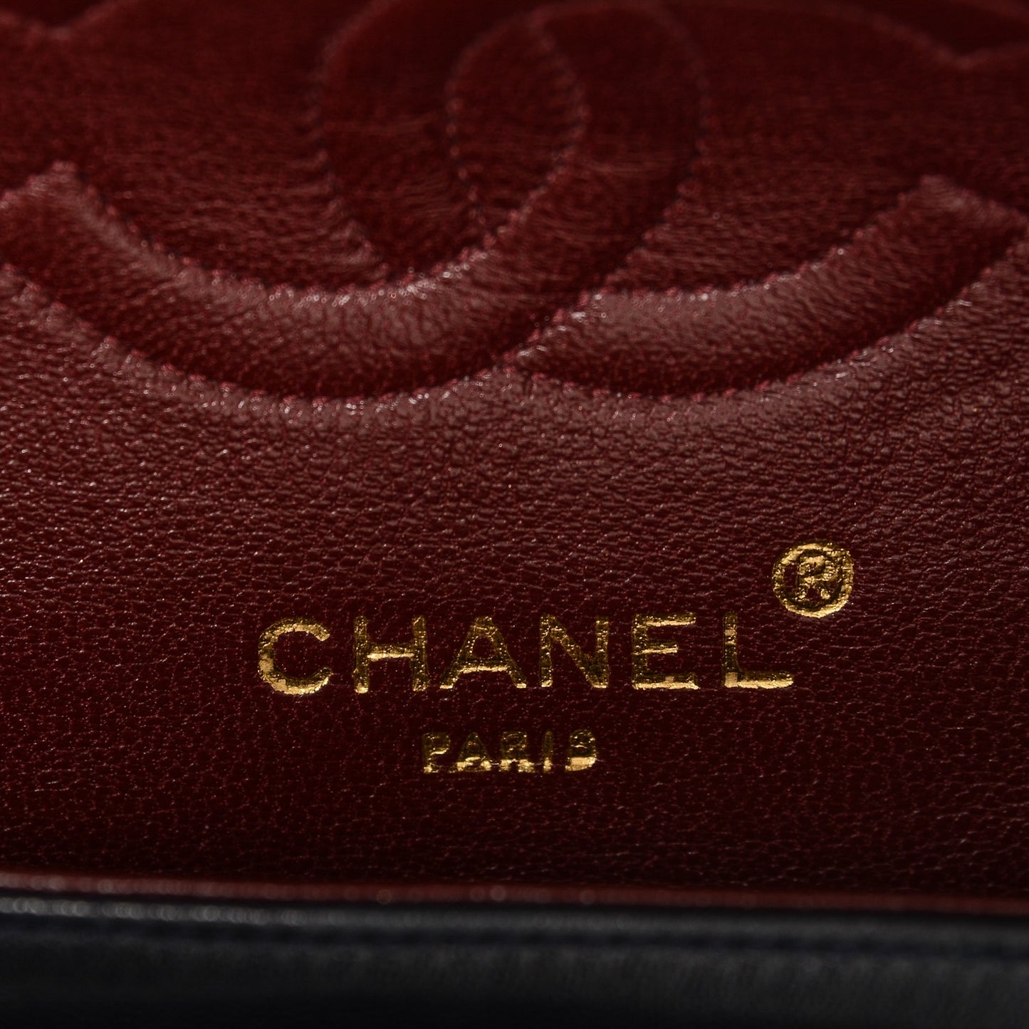 Lambskin Small Double Flap Navy
