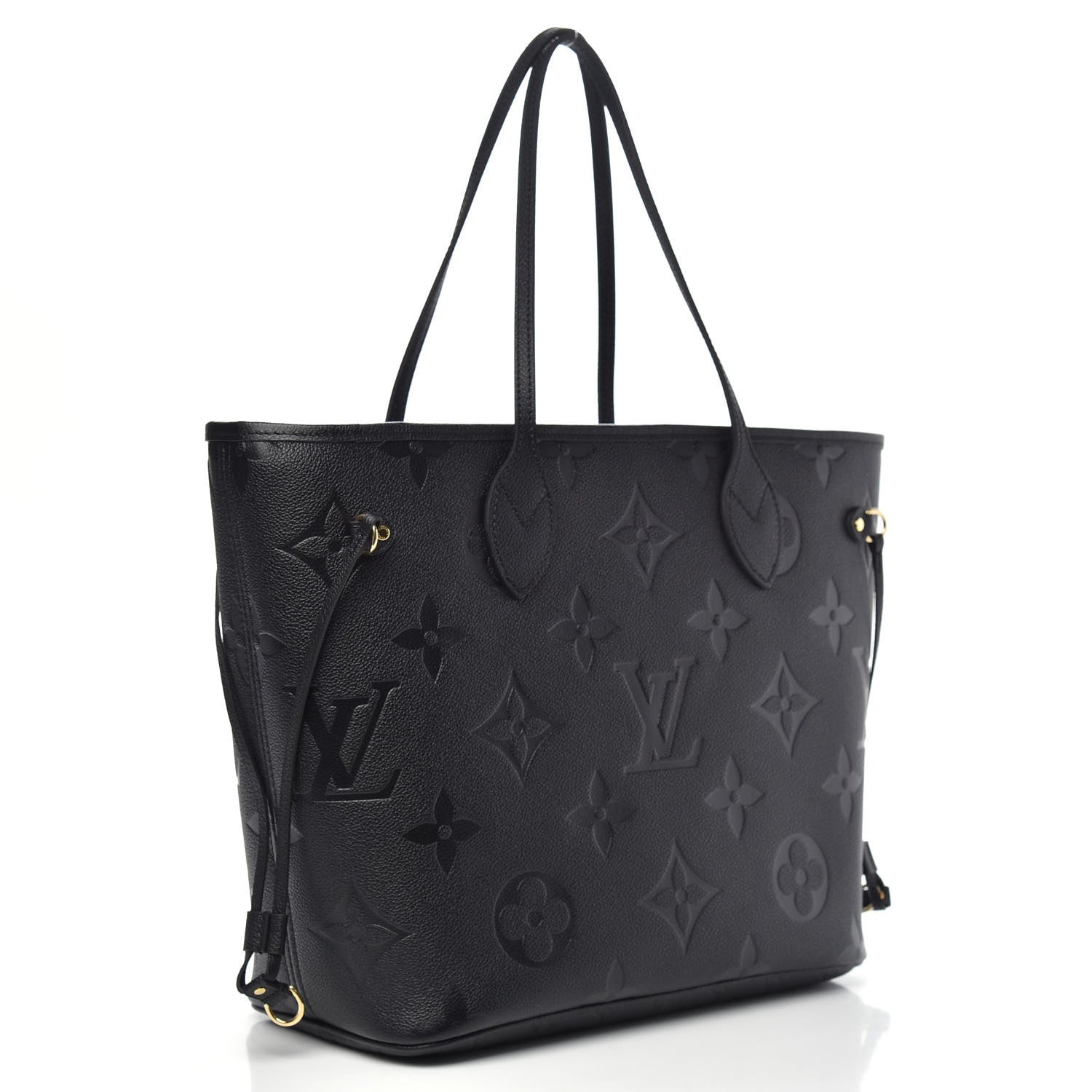 Louis Vuitton Empreinte Monogram Giant Neverfull MM Black 3 of 10