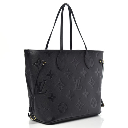 Louis Vuitton Empreinte Monogram Giant Neverfull MM Black 3 of 10