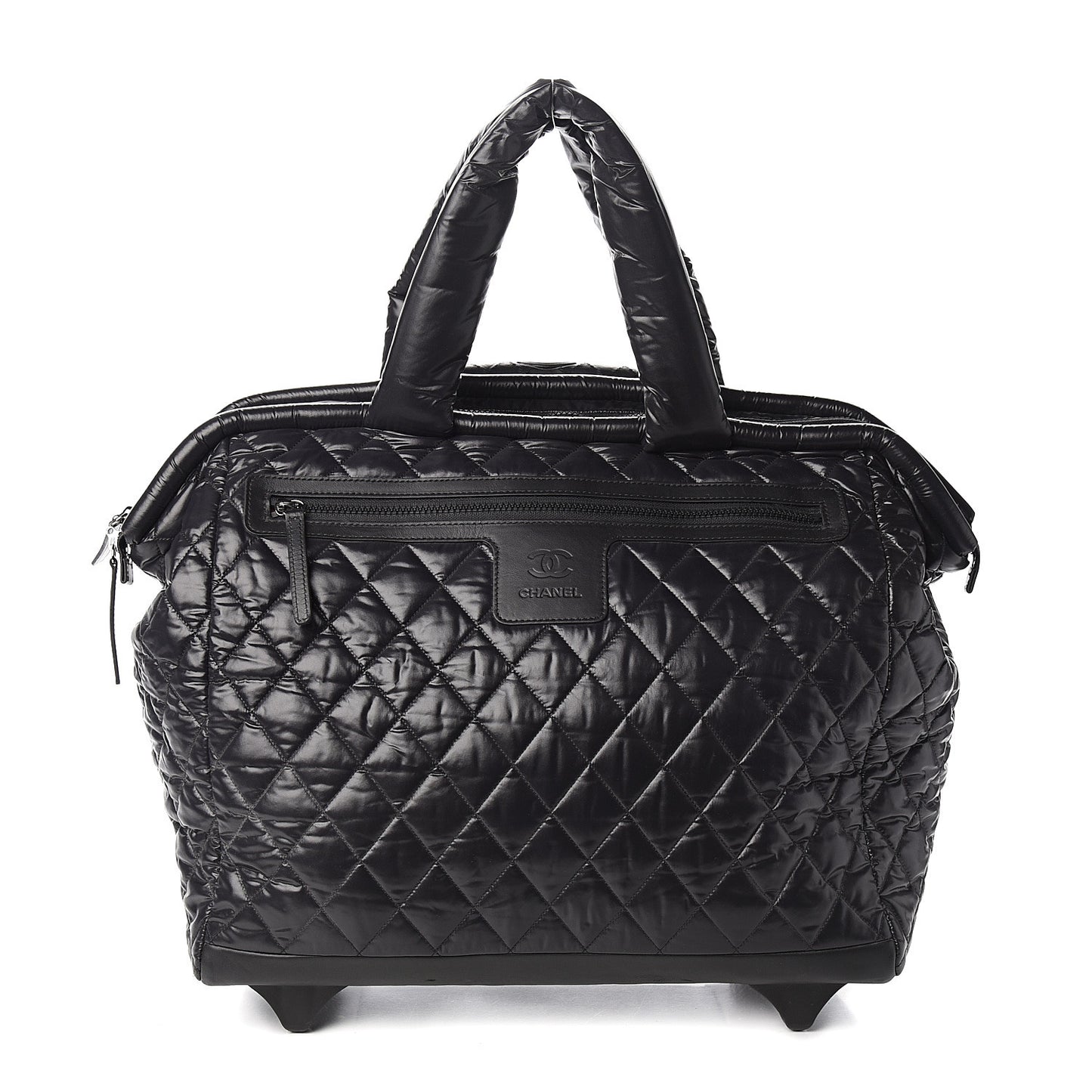 Nylon Quilted Coco Cocoon Trolley Black
