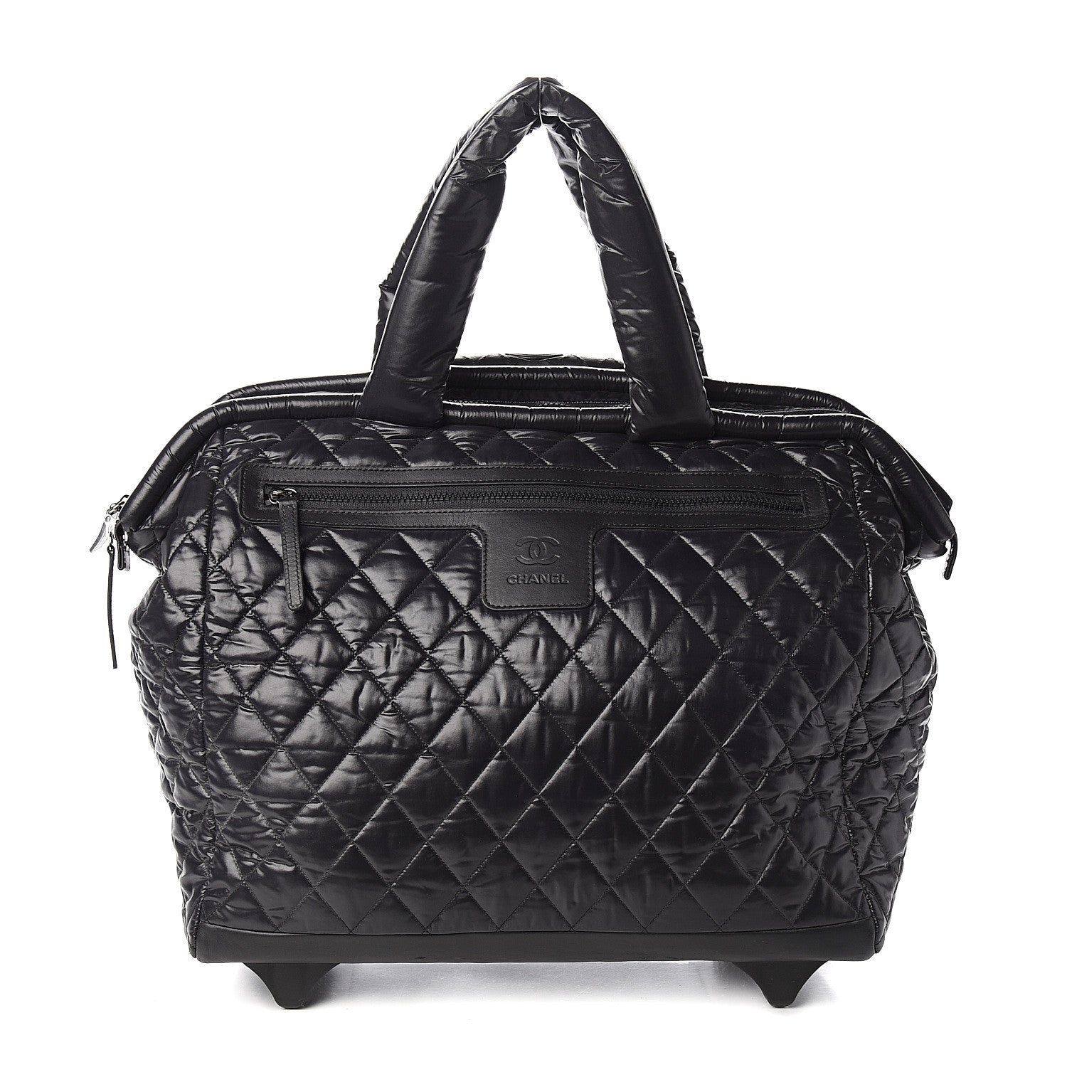 Chanel Nylon Quilted Coco Cocoon Trolley Black 1 of 9