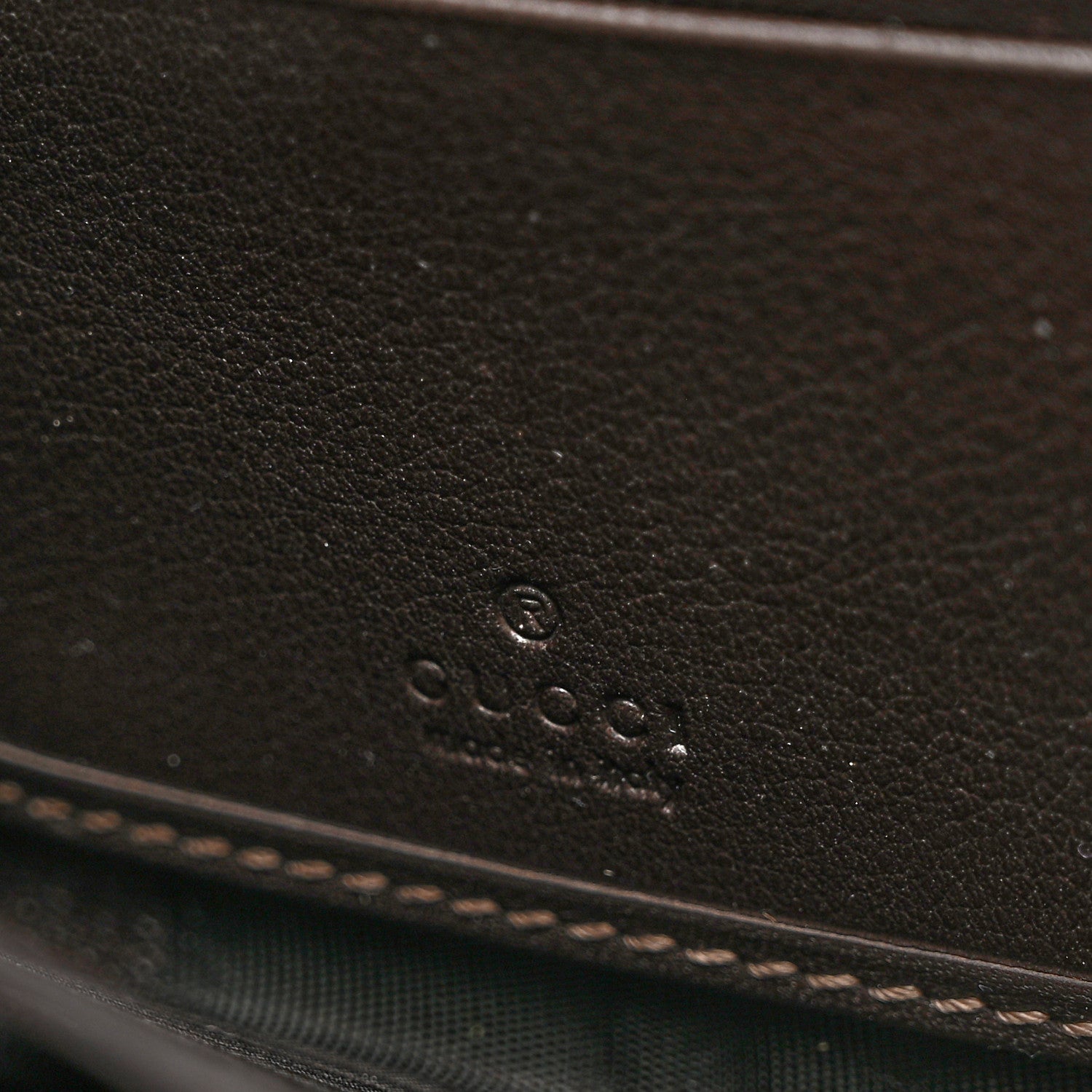 Gucci Monogram Bow Zip Around Wallet Brown 6 of 6