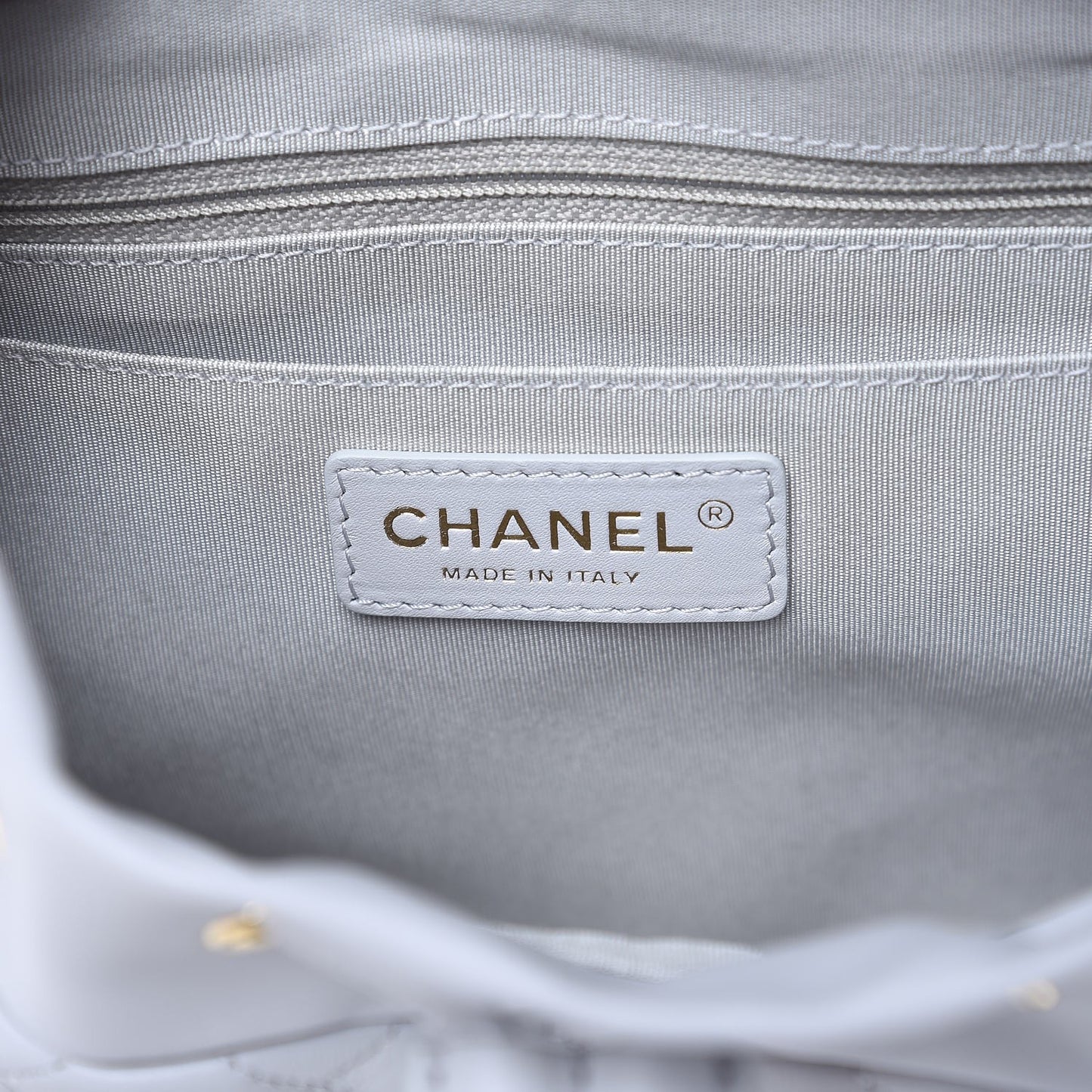 Calfskin Quilted Large Urban Spirit Backpack Grey