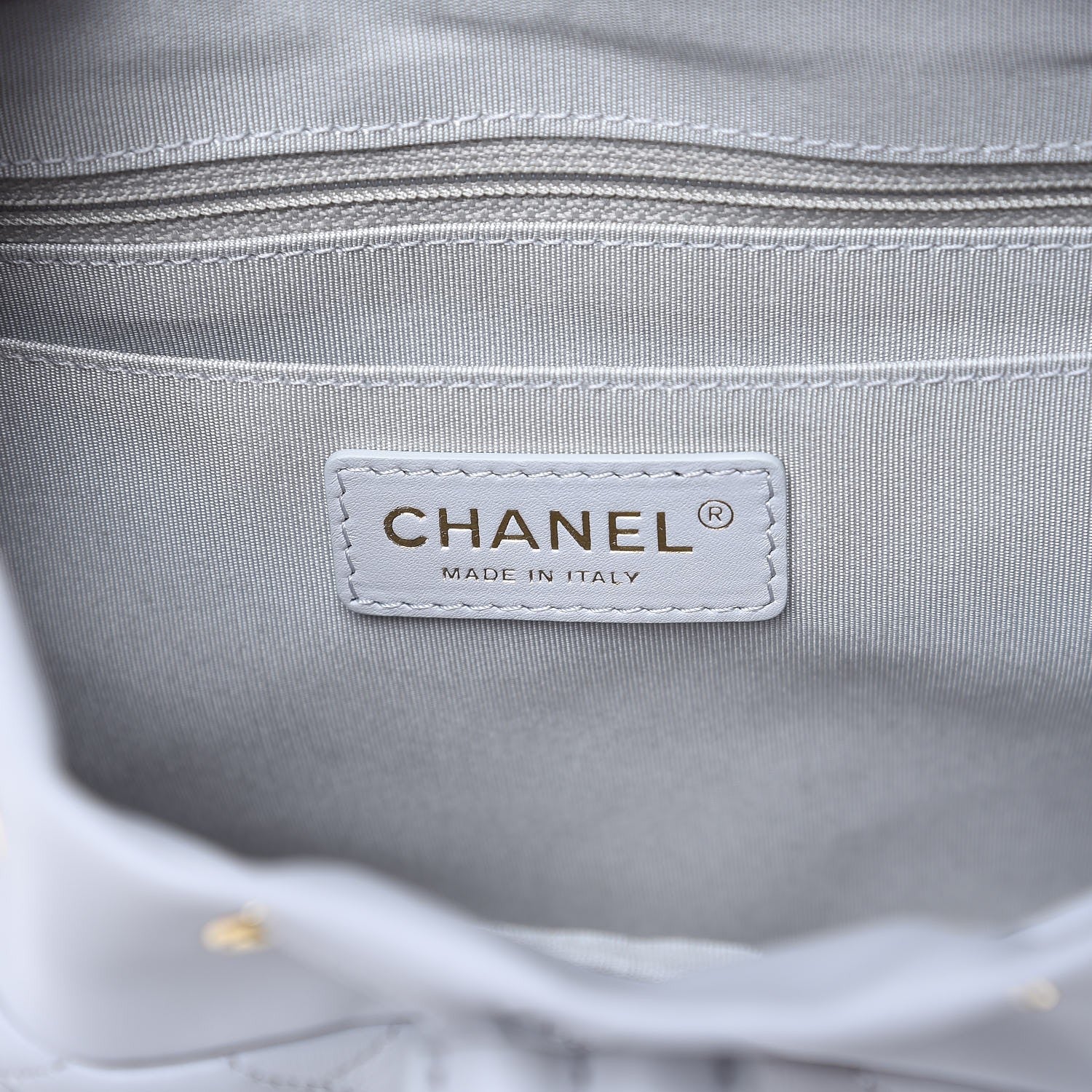 Chanel Calfskin Quilted Large Urban Spirit Backpack Grey 6 of 8