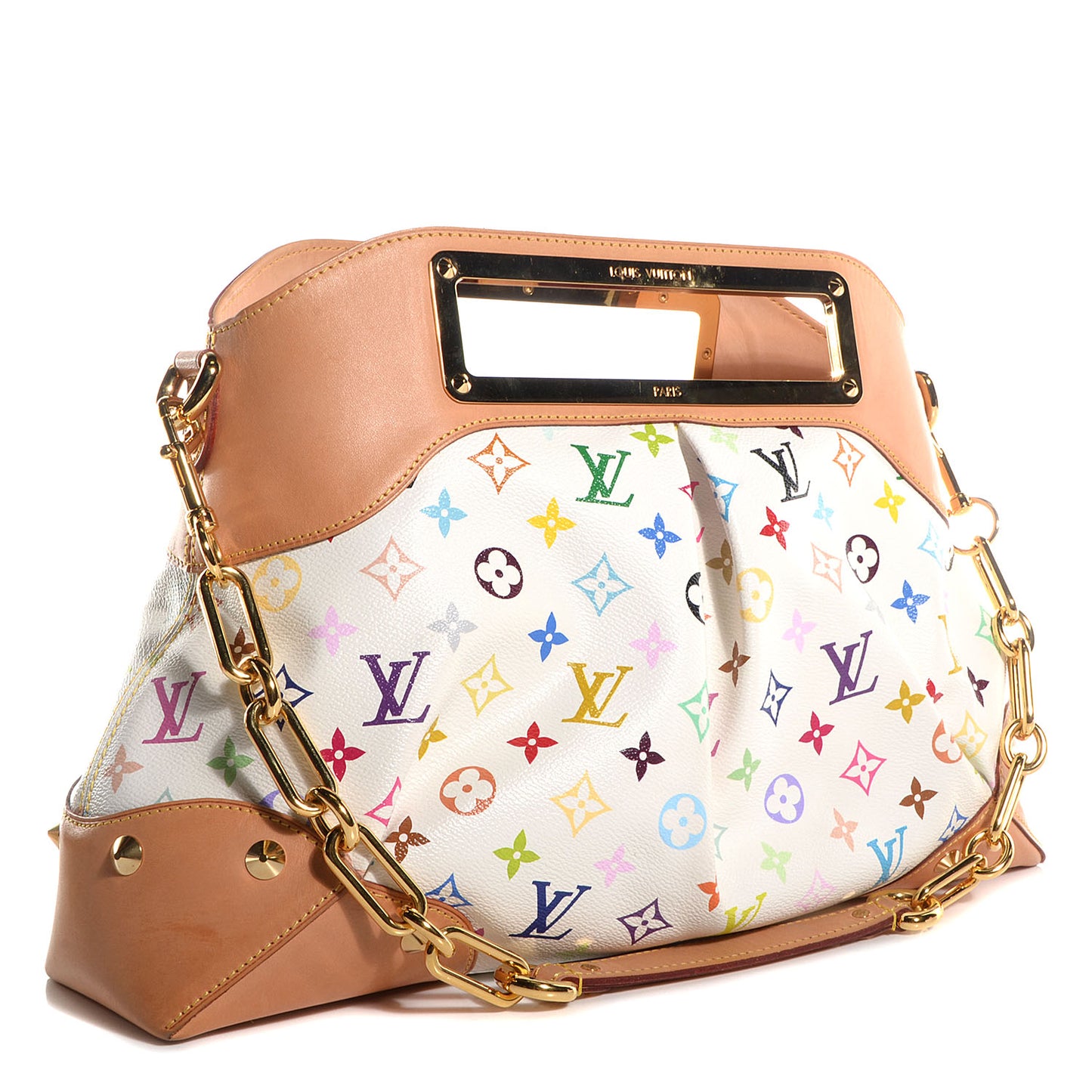 Monogram Multicolor Judy GM White