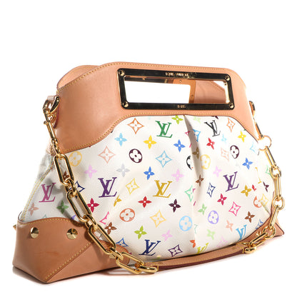 Louis Vuitton Monogram Multicolor Judy GM White 3 of 7