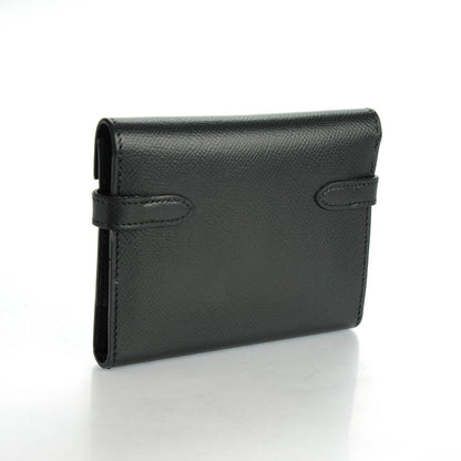 Hermes Epsom Medium Kelly Wallet Black 3 of 9