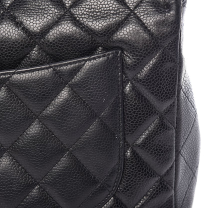 Chanel Caviar Quilted Jumbo Single Flap Black 17 of 17