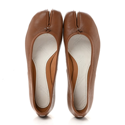 Maison Margiela Nappa Tabi Ballet Flats 37 Tabac 2 of 9