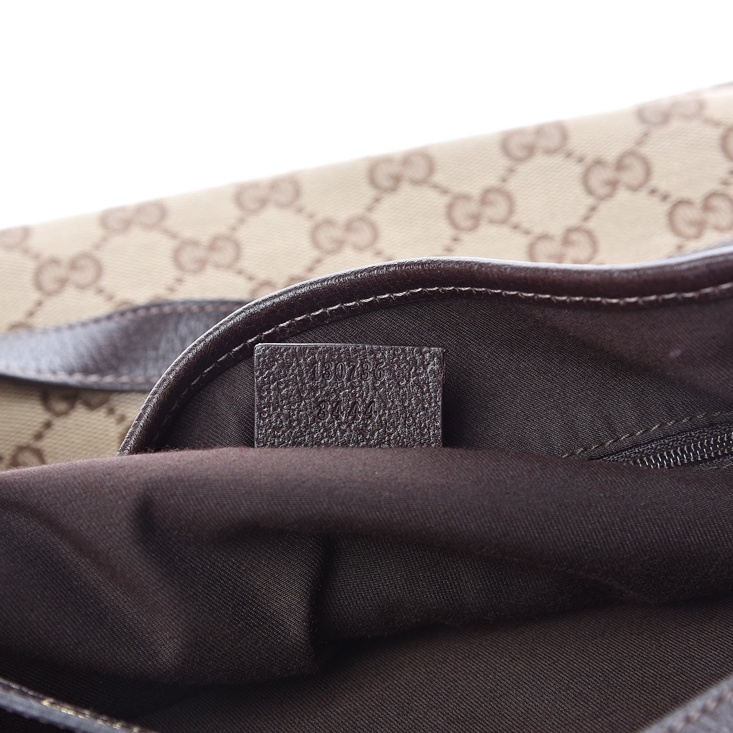 Gucci Monogram Medium Abbey Shoulder Bag Dark Brown 7 of 9