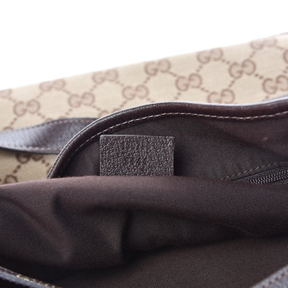 Gucci Monogram Medium Abbey Shoulder Bag Dark Brown 7 of 9