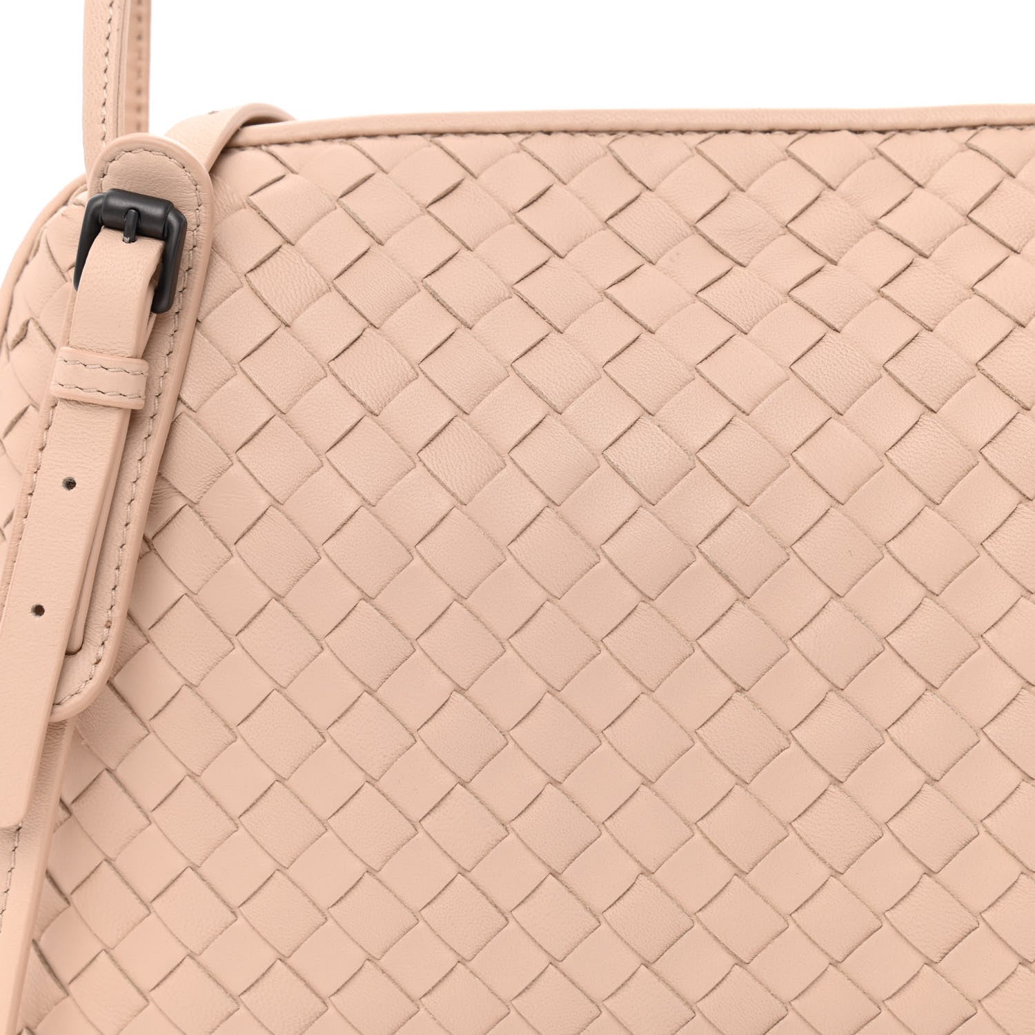 Bottega Veneta Nappa Intrecciato Nodini Crossbody Messenger Nude 9 of 12