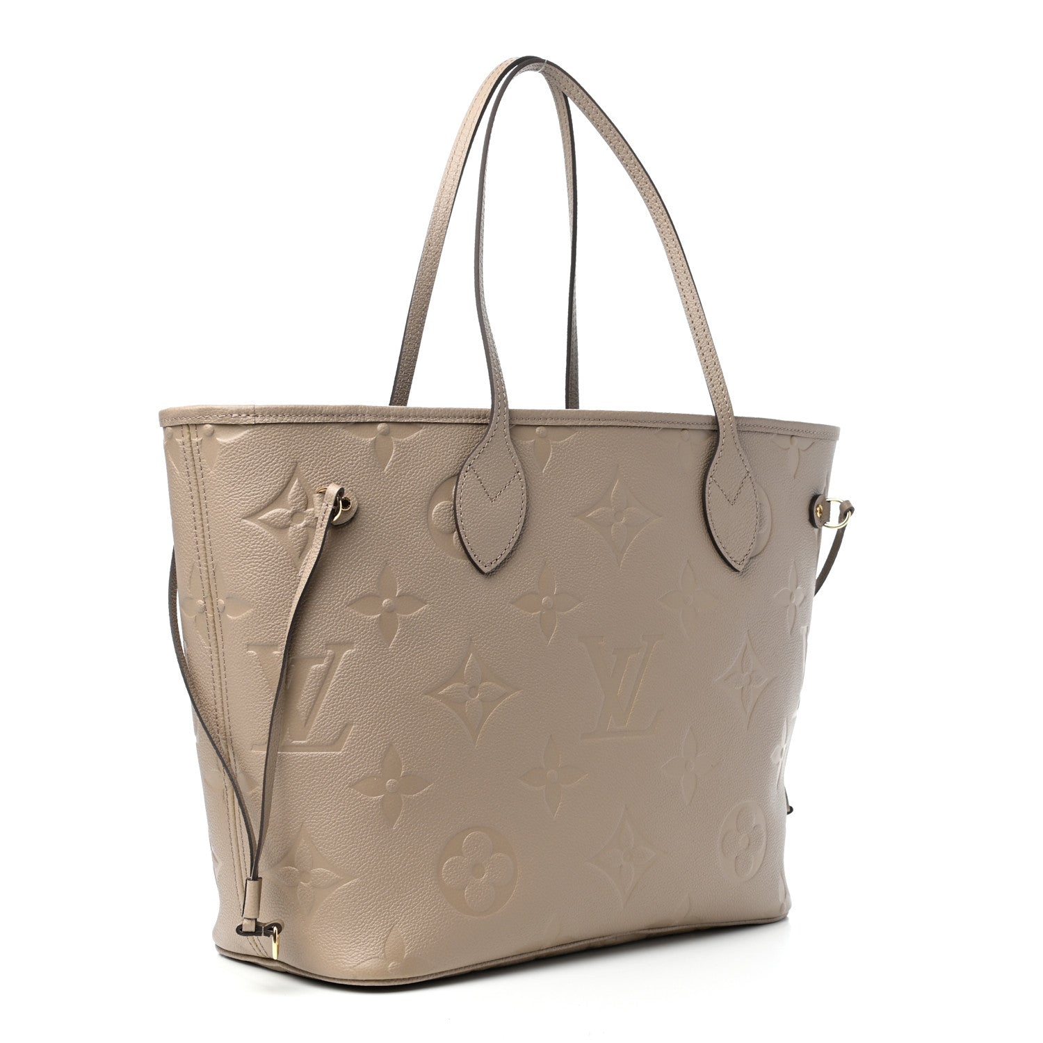 Louis Vuitton Empreinte Monogram Giant Neverfull MM Tourterelle 3 of 9