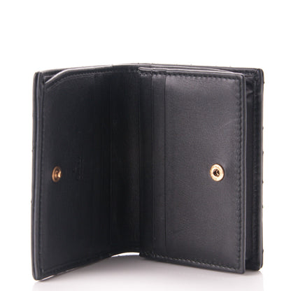 Gucci Calfskin Matelasse GG Marmont Card Case Black 5 of 7