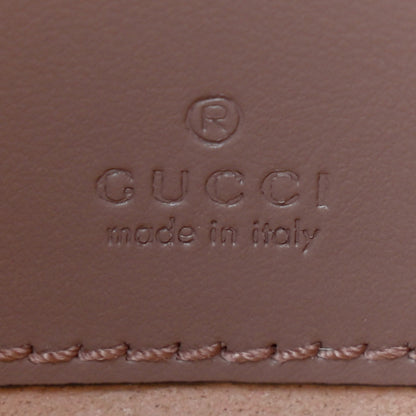 Gucci Calfskin Matelasse GG Marmont Wrist Wallet Porcelain Rose 6 of 7