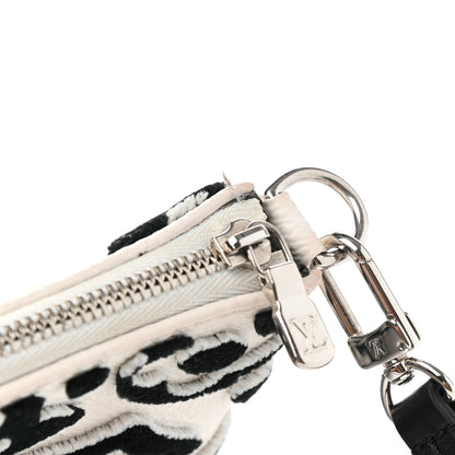 Louis Vuitton X UF Tufted Monogram Pochette Accessories White Black 12 of 12