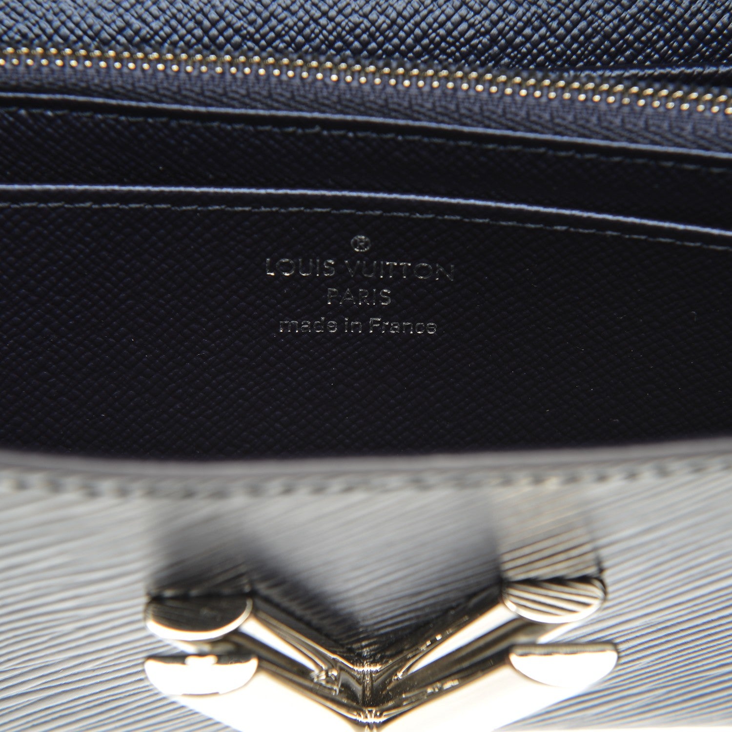 Louis Vuitton Epi Sequins Flame Twist Wallet Indigo 6 of 6