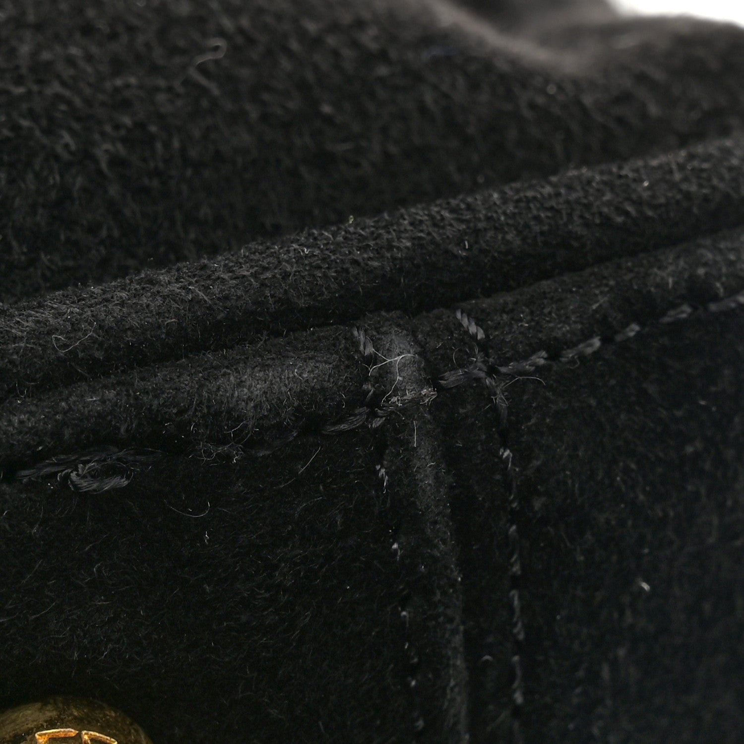 Fendi Suede Calfskin Holdall Tote Black 10 of 11