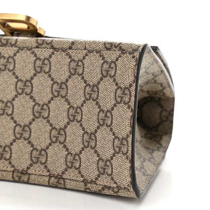 Balenciaga X GUCCI GG Supreme Monogram Small Hourglass Top Handle Bag Beige Ebony 11 of 13