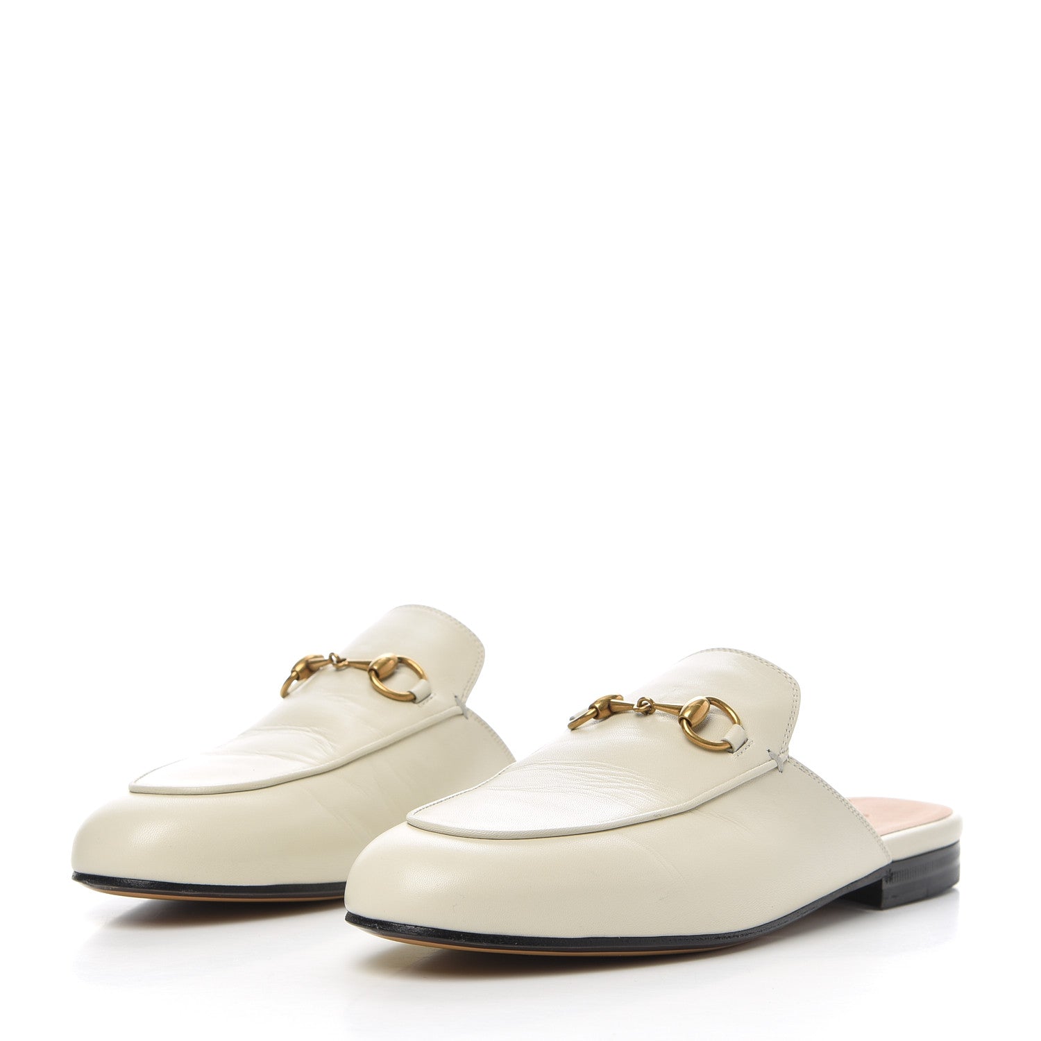 Gucci Malaga Kid Womens Princetown Slippers 37 Mystic White 3 of 17