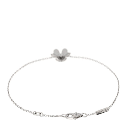 Van Cleef & Arpels 18K White Gold Diamond Mini Frivole Bracelet 2 of 4
