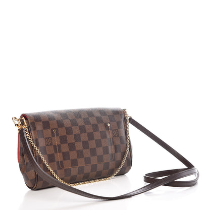 Louis Vuitton Damier Ebene Favorite MM 3 of 9
