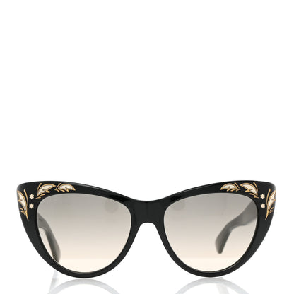 Gucci Acetate Cat Eye GG0089/S Sunglasses Black 2 of 9