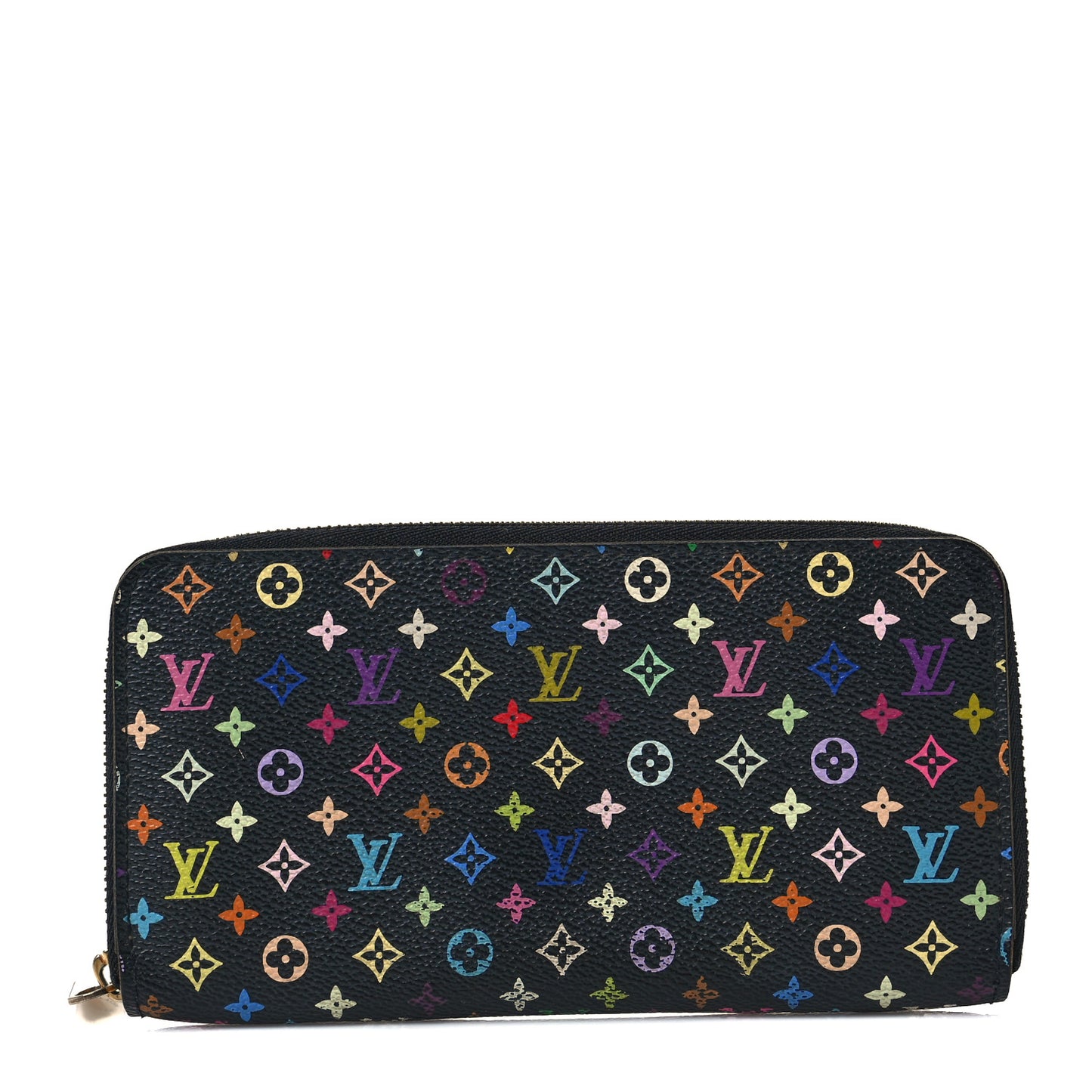 Monogram Multicolor Zippy Wallet Black