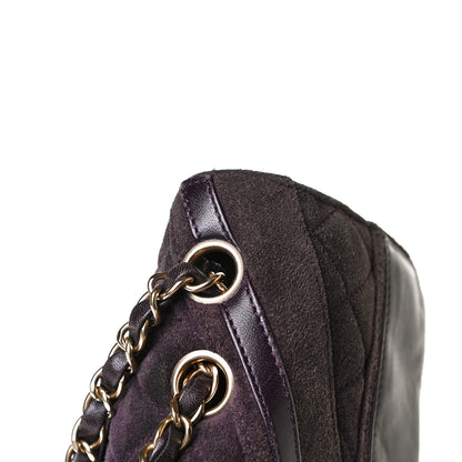 Chanel Suede Union Jack Jumbo Mademoiselle Flap Purple 13 of 13