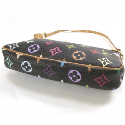 Louis Vuitton Monogram Multicolor Pochette Accessories Black 3 of 8