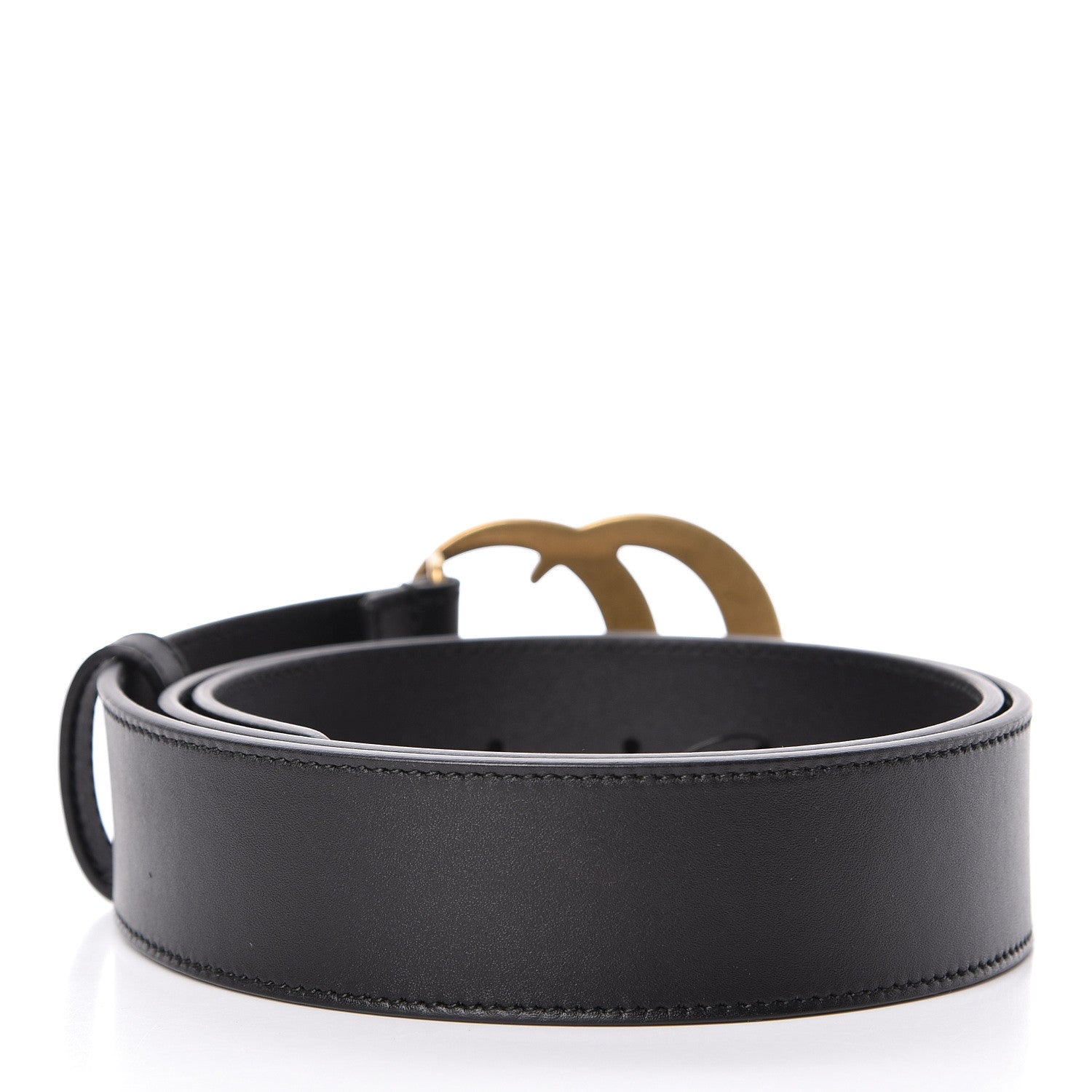 Gucci Calfskin Double G 40mm Belt 90 36 Black 3 of 6