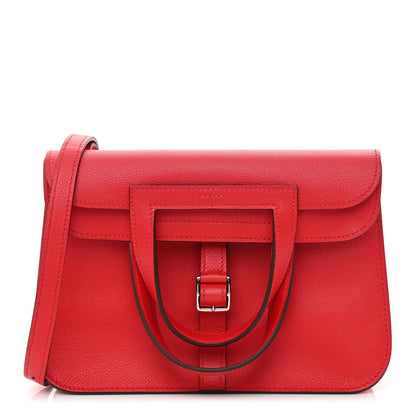 Hermes Evercolor Halzan 25 Rouge De Coeur 1 of 11