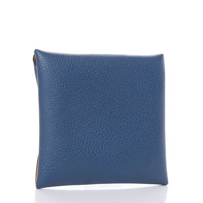 Hermes Chevre Mysore Bastia Coin Purse Bleu Agate 3 of 8