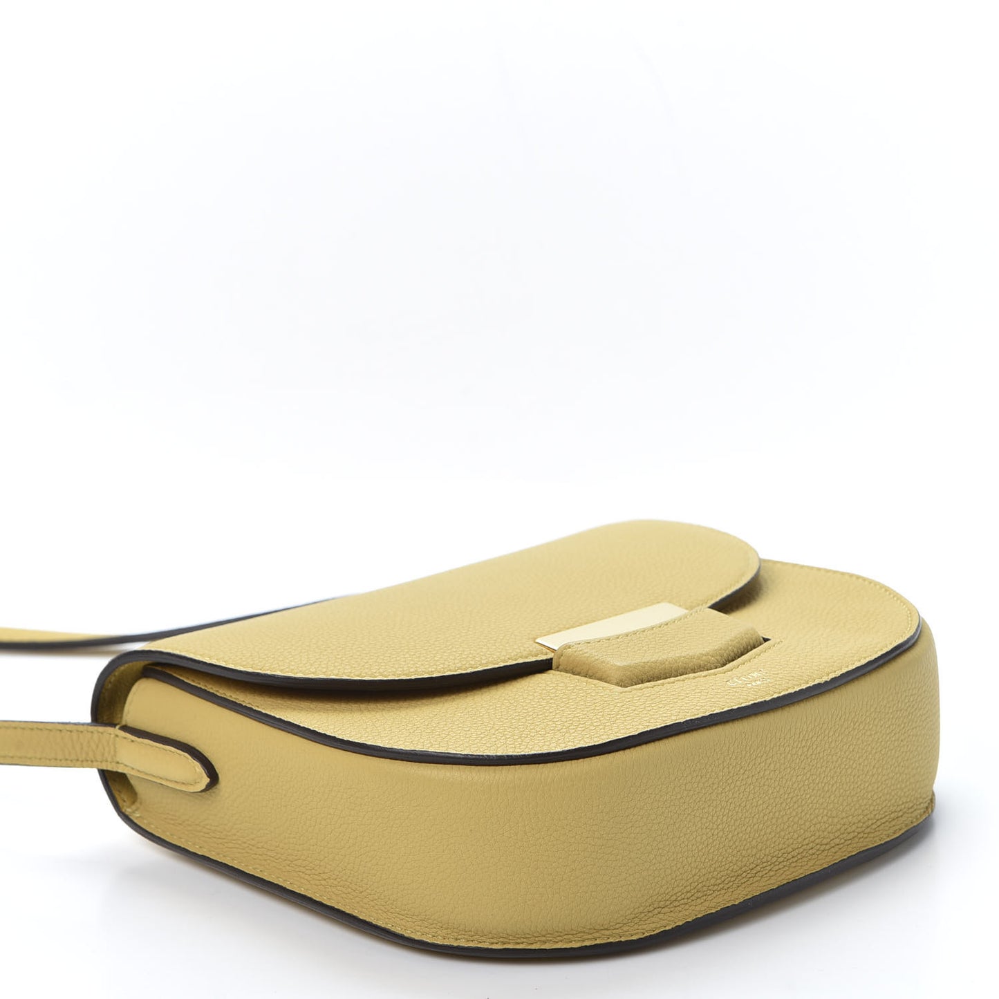 Baby Grained Calfskin Small Trotteur Vanilla