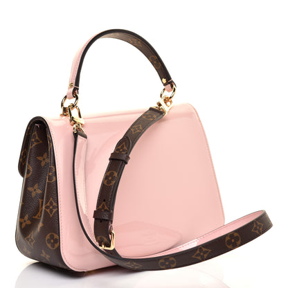 Louis Vuitton Patent Calfskin Monogram Cherrywood PM Rose Ballerine 3 of 12