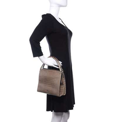 Prada Crocodile Frame Bag 2 of 9