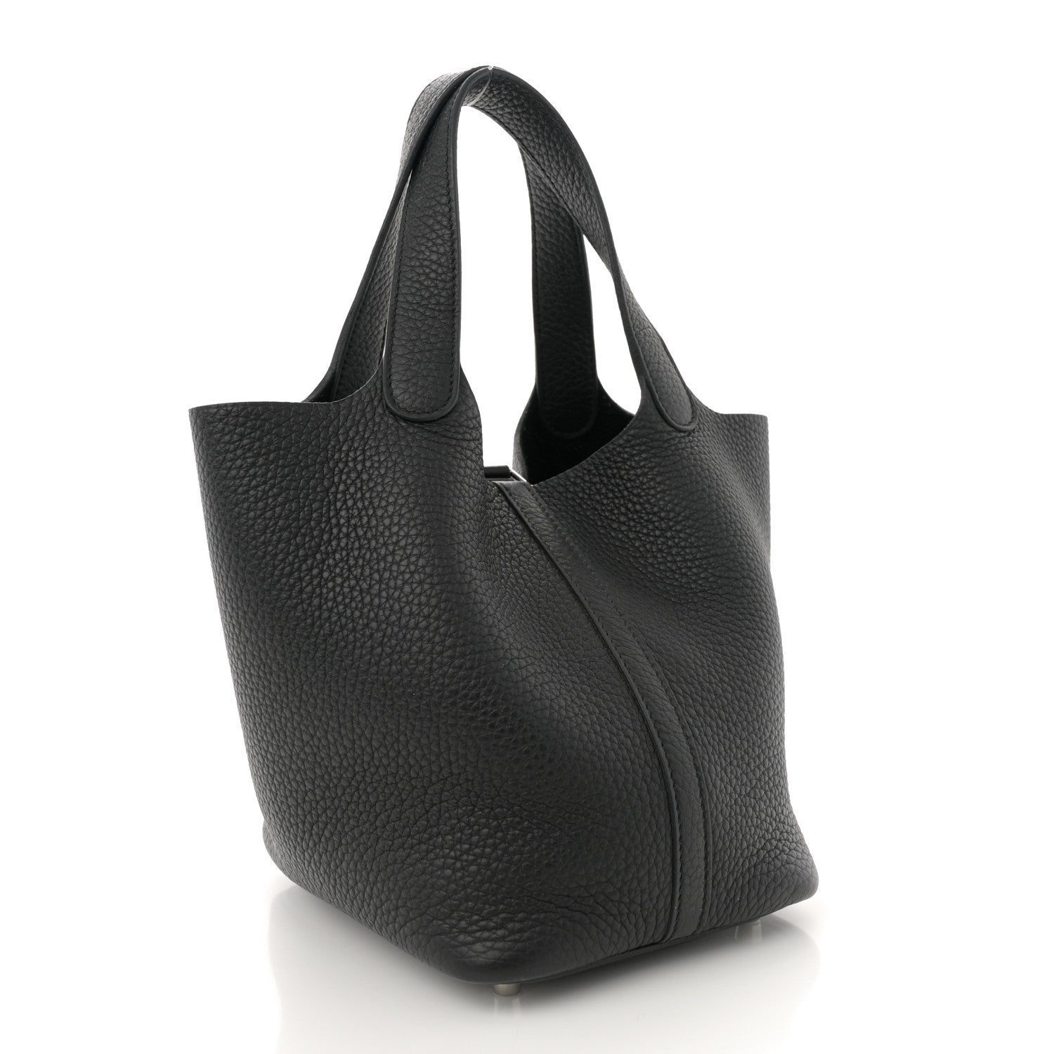 Hermes Taurillon Clemence Picotin Lock 18 PM Black 3 of 12