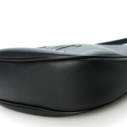 Celine Supple Calfskin Cuir Triomphe Small Heloise Shoulder Bag Black 9 of 9