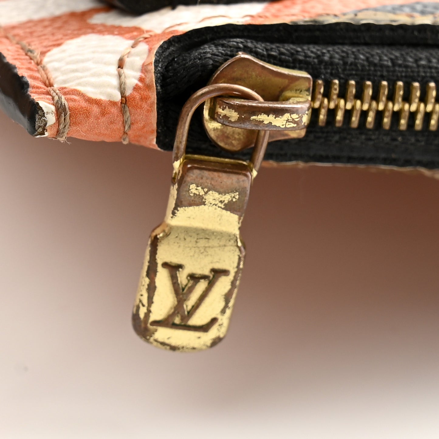 Monogram Giant Crafty Neverfull MM GM Pochette Creme Caramel