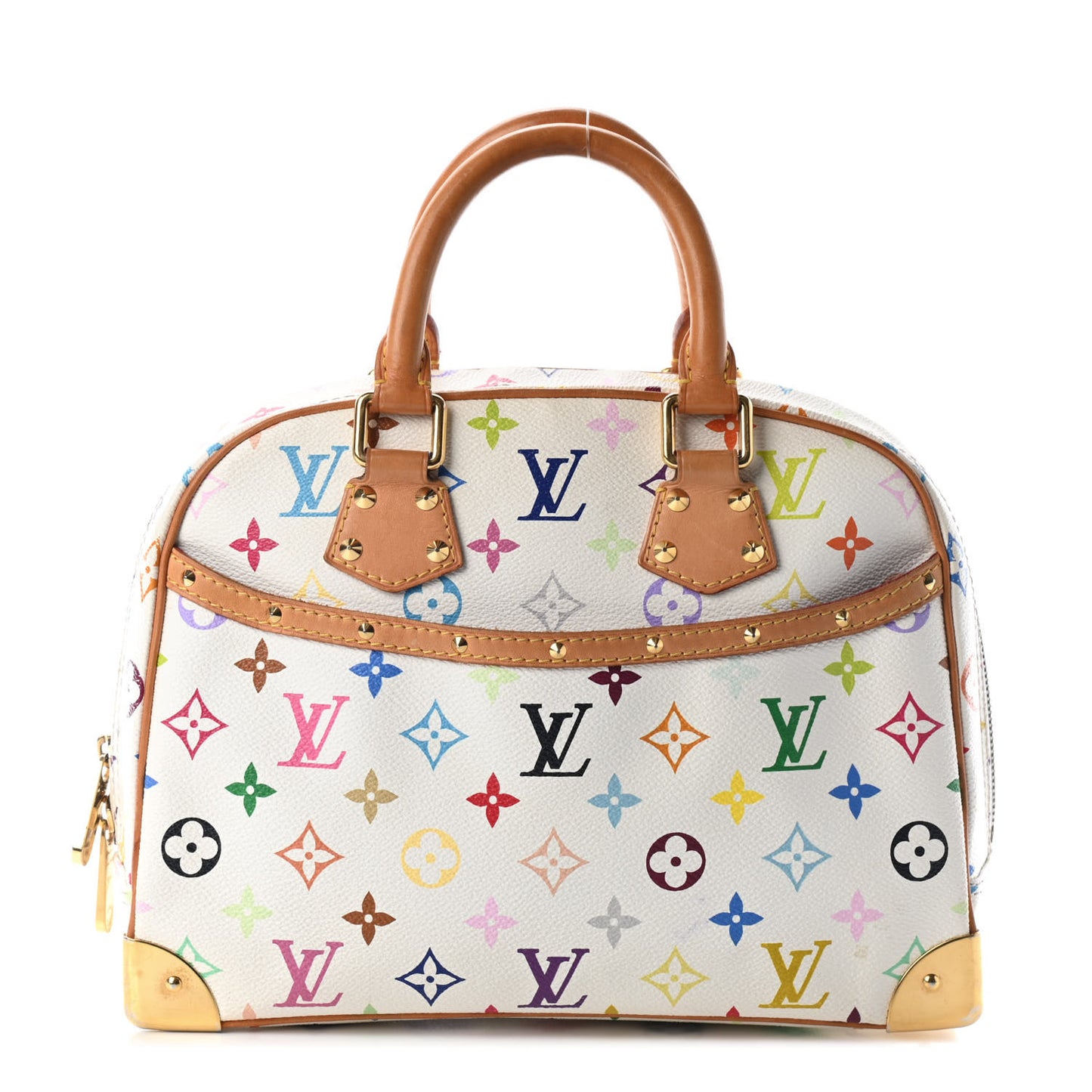 Monogram Multicolor Trouville White