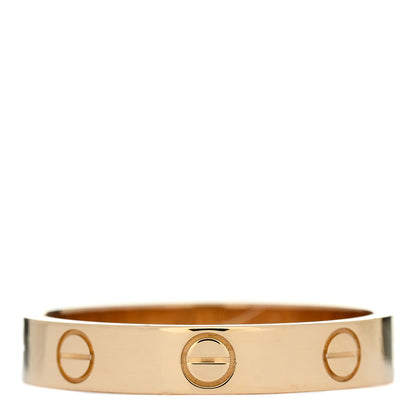 Cartier 18K Yellow Gold 3.5mm LOVE Wedding Band Ring 56 7.75 2 of 6