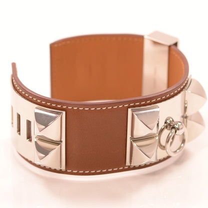 Hermes Barenia Collier de Chien CDC Bracelet Fauve 7 of 8