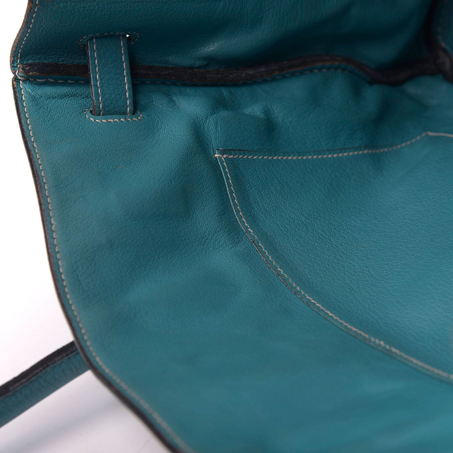 Taurillon Clemence Birkin 35 Bleu Jean