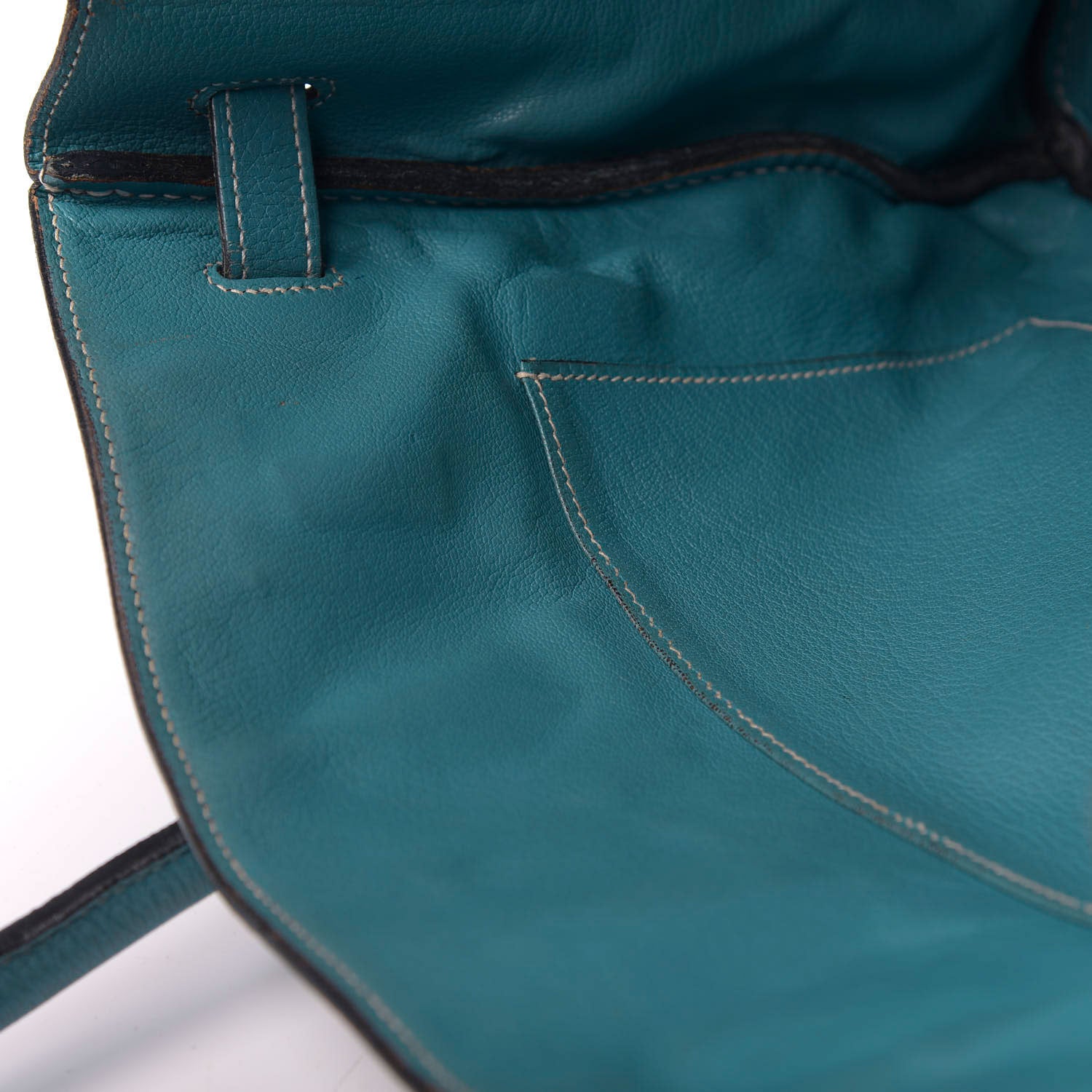 Hermes Taurillon Clemence Birkin 35 Bleu Jean 13 of 27