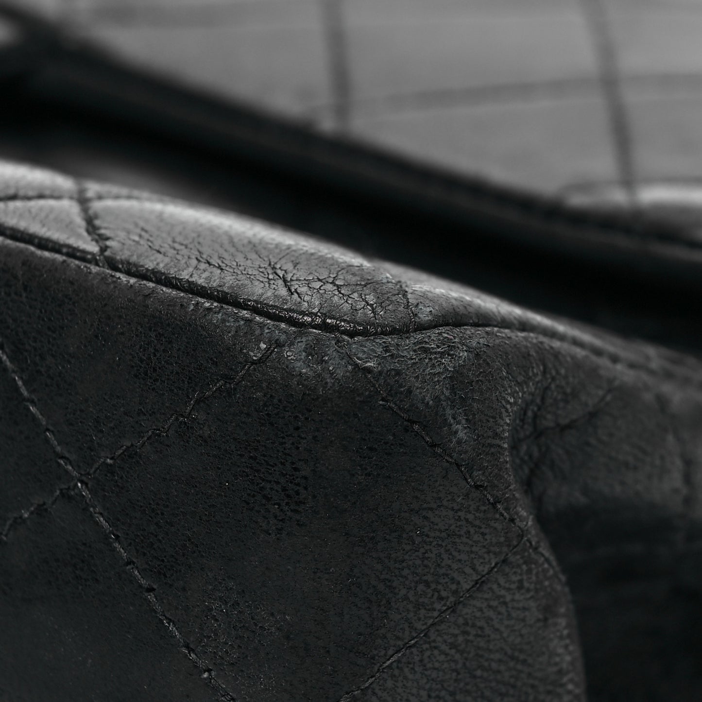 Lambskin Quilted Small Double Flap Black